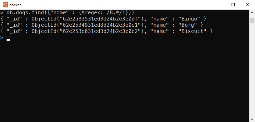 Use find with regex
