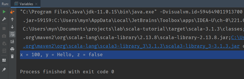 Multiple variables declaration