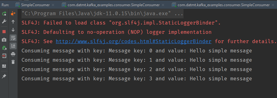 Consuming messages in Apache Kafka