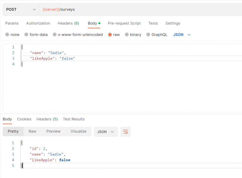 Create a new record using standard REST endpoint