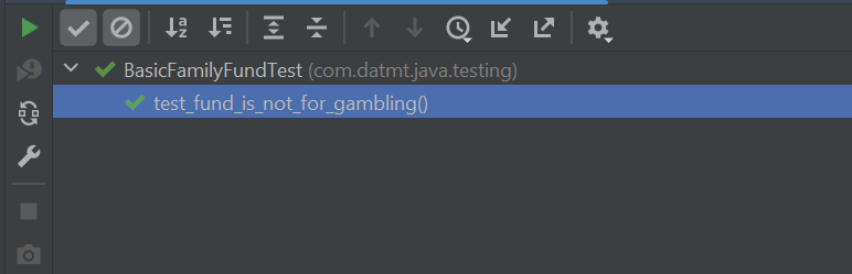 Assert Exception thrown