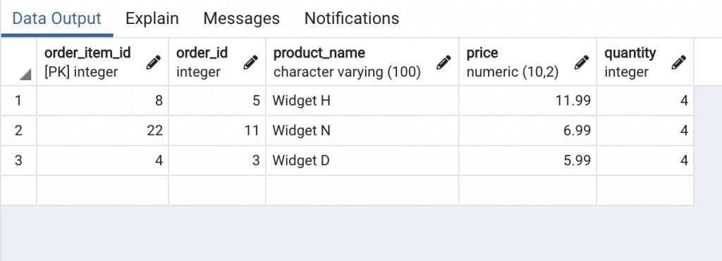 Using LIMIT to limit the output rows