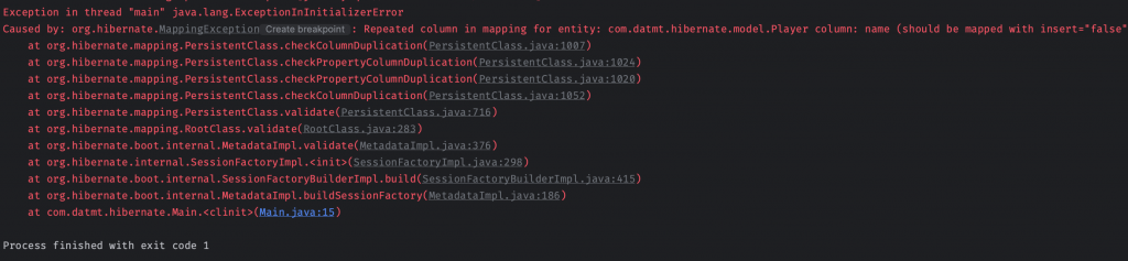 naming conflict in embedded field