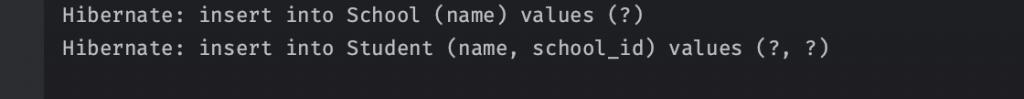 Cascade persist operation in hibernate
