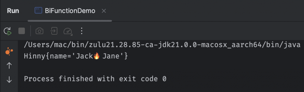 Applying a BiFunction on different object types