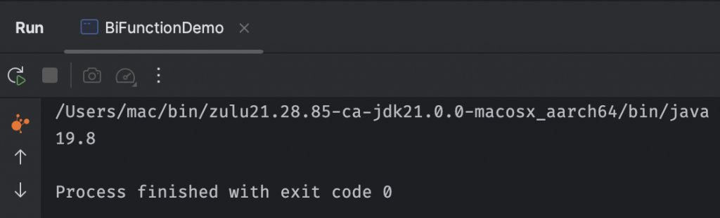 Chaining BiFunction with Function