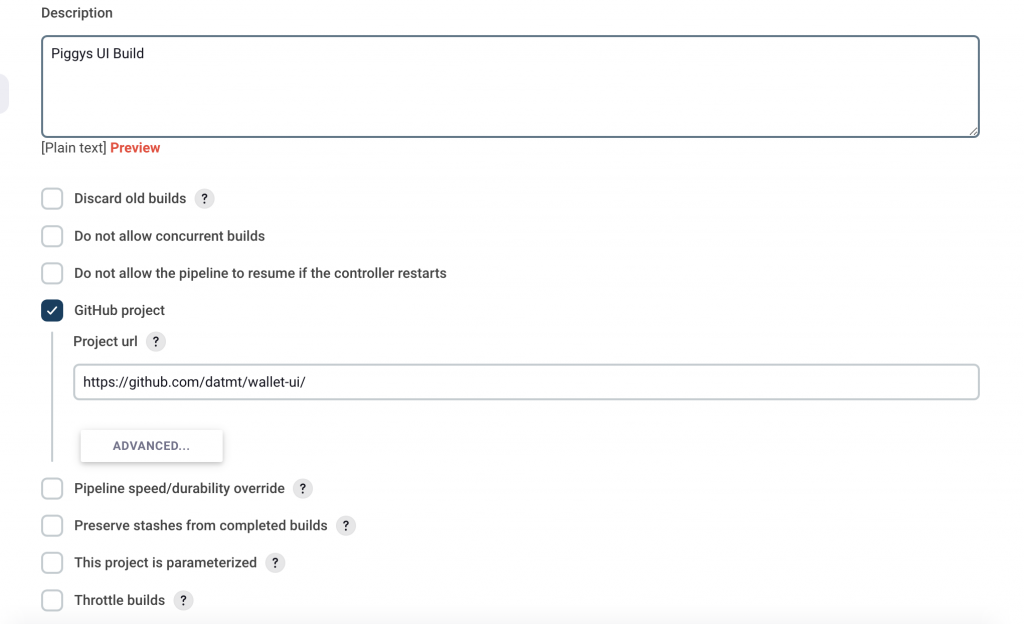 Configure a jenkins pipeline to deploy Angular app