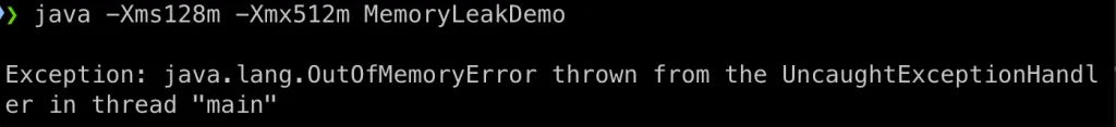 App crash due to out of memory issue